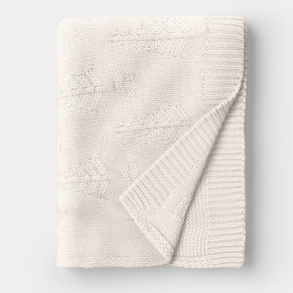 Target Threshold Knit Tree Throw Blanket